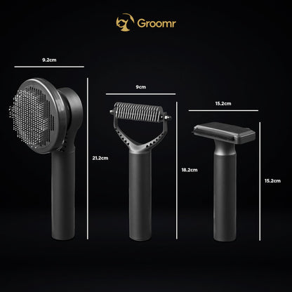 Groomr – Set Triple de Peines Profesionales