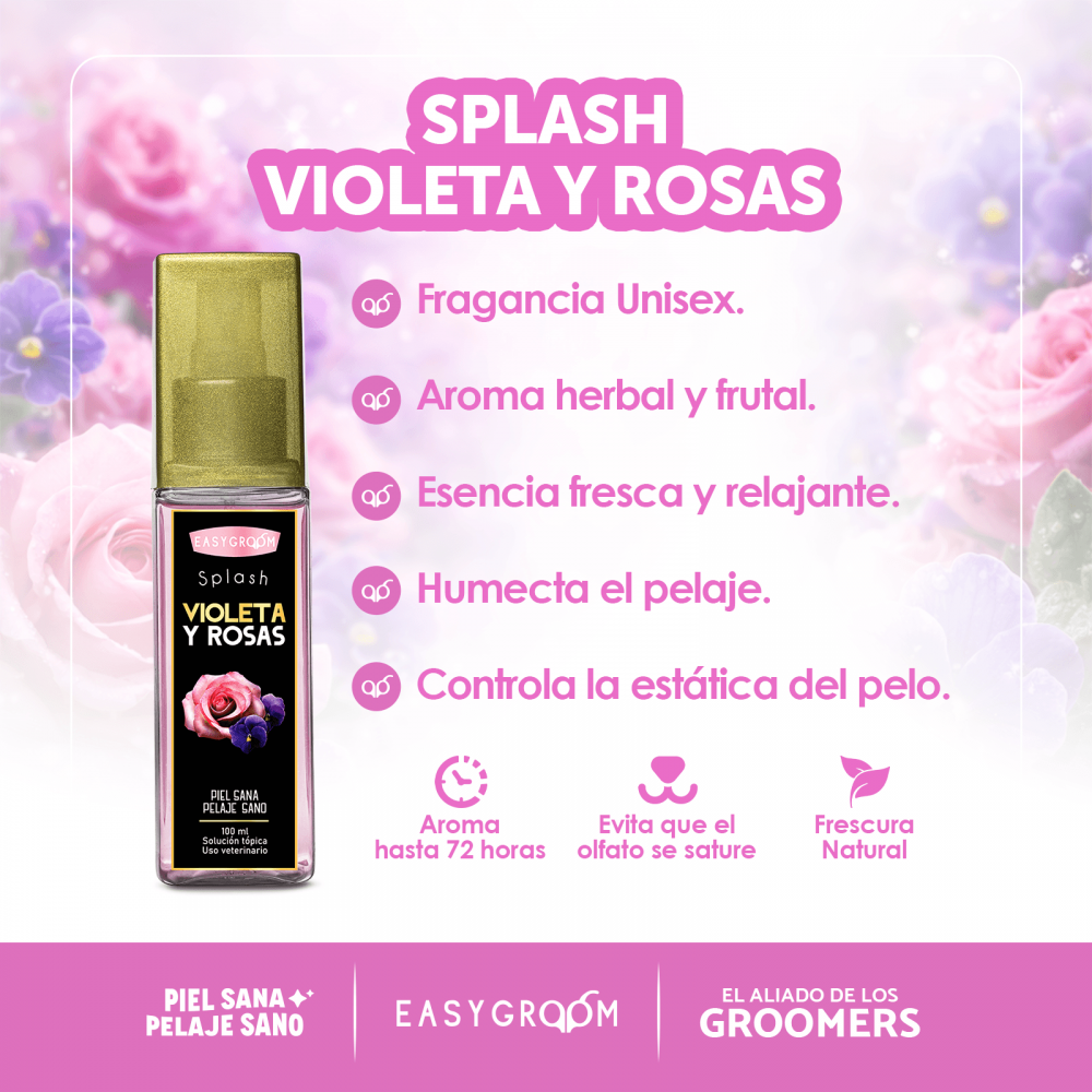 Easygroom – Splash Violeta y Rosas