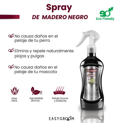 Easygroom – Spray Repelente Natural Madero Negro 240 ml
