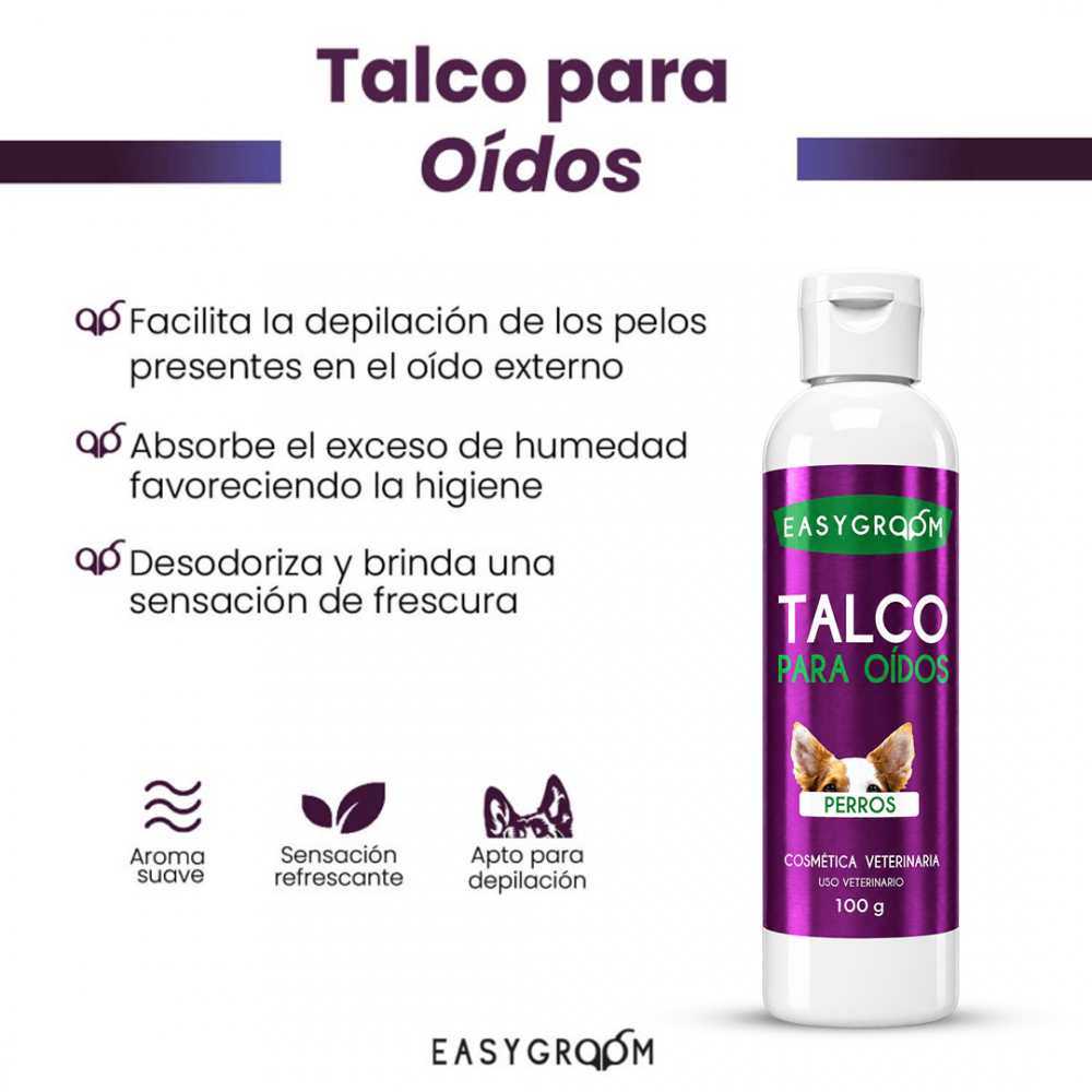 Easygroom – Talco para Oídos 100 g