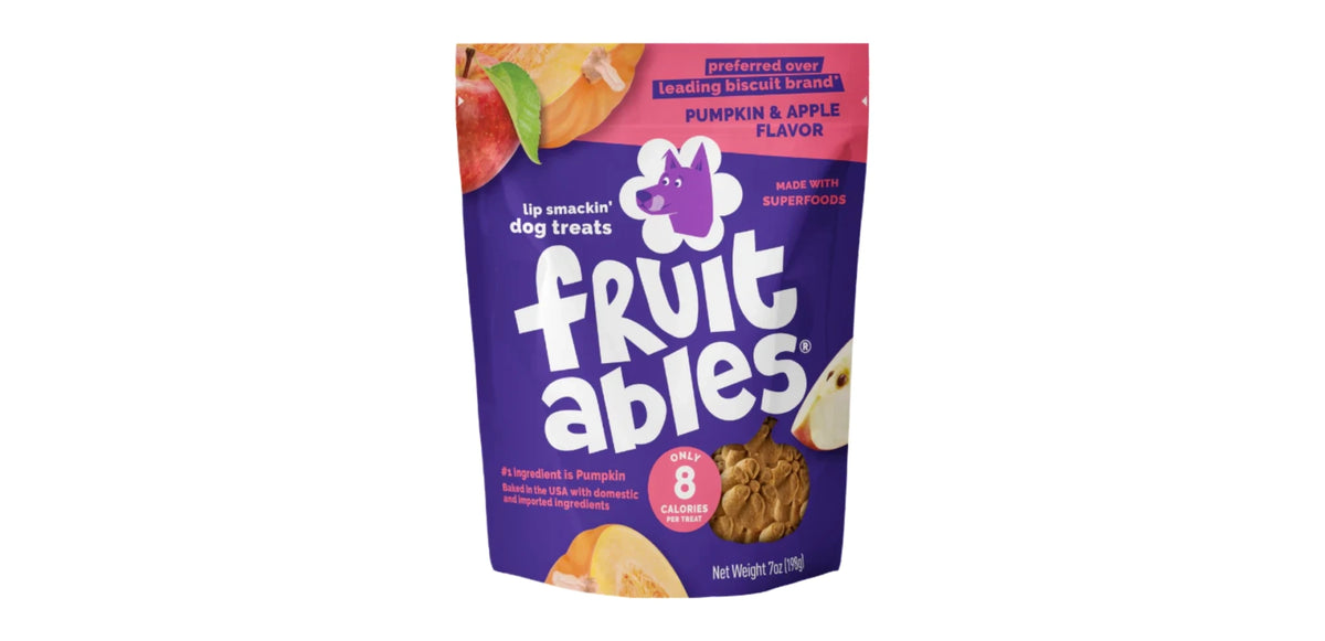 Fruitables – Premios para perros de Calabaza y Manzana 198g