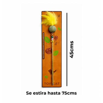 Varita Extensible con Catnip para Gato 75 cm