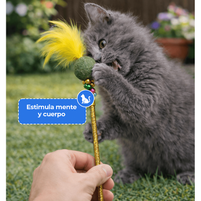 Varita Extensible con Catnip para Gato 75 cm