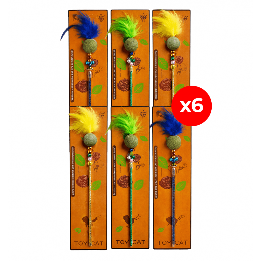Varita Extensible con Catnip para Gato 75 cm