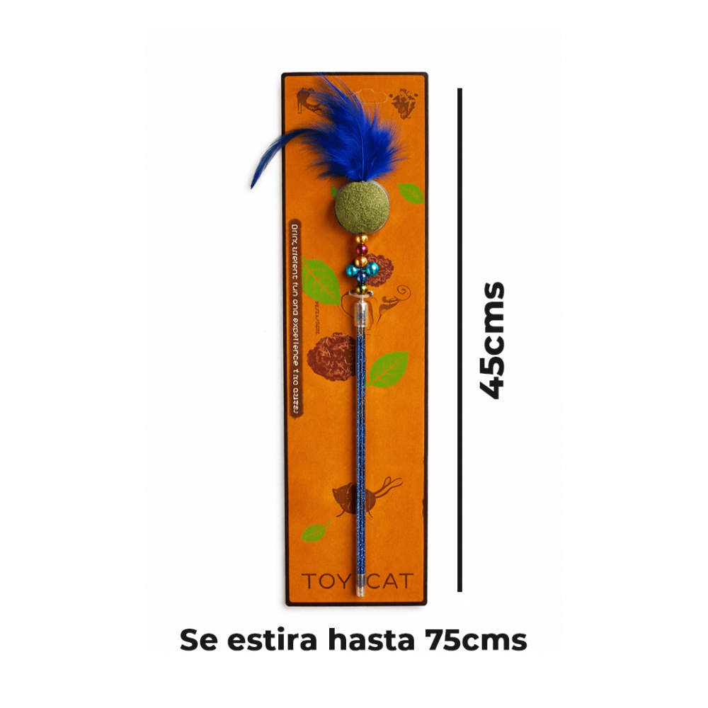Varita Extensible con Catnip para Gato 75 cm