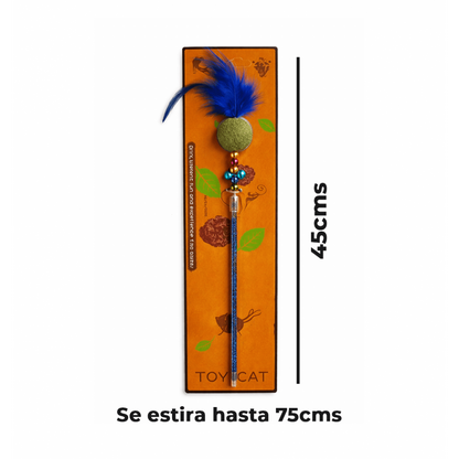 Varita Extensible con Catnip para Gato 75 cm