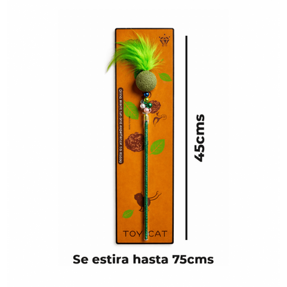 Varita Extensible con Catnip para Gato 75 cm